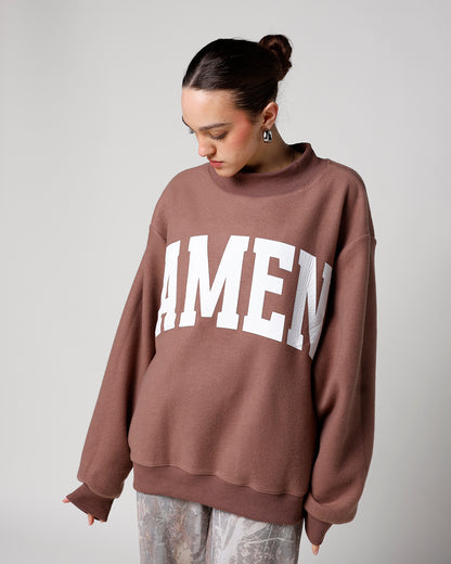 WWJD REVERSIBLE MOCK NECK SWEATSHIRT
