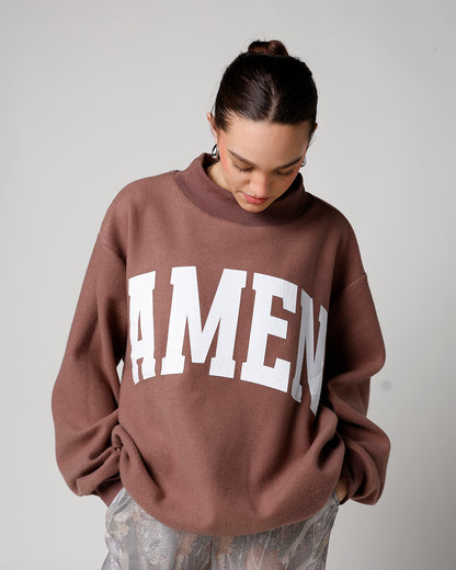 WWJD REVERSIBLE MOCK NECK SWEATSHIRT
