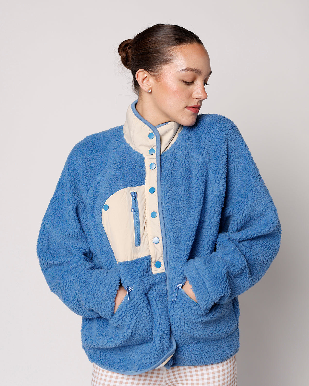 fleece jacket cozy fleece everday jacket for winter 