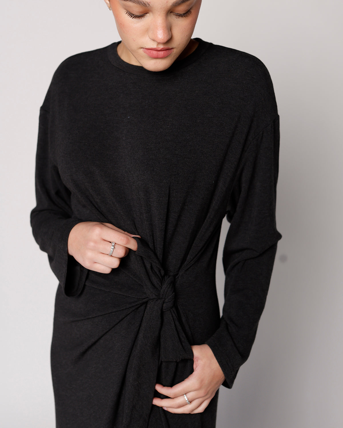 FRNCH VALERIANE DRESS X ANTHRACITE