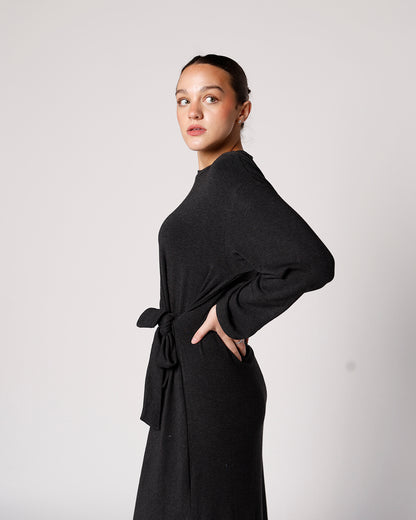 FRNCH VALERIANE DRESS X ANTHRACITE