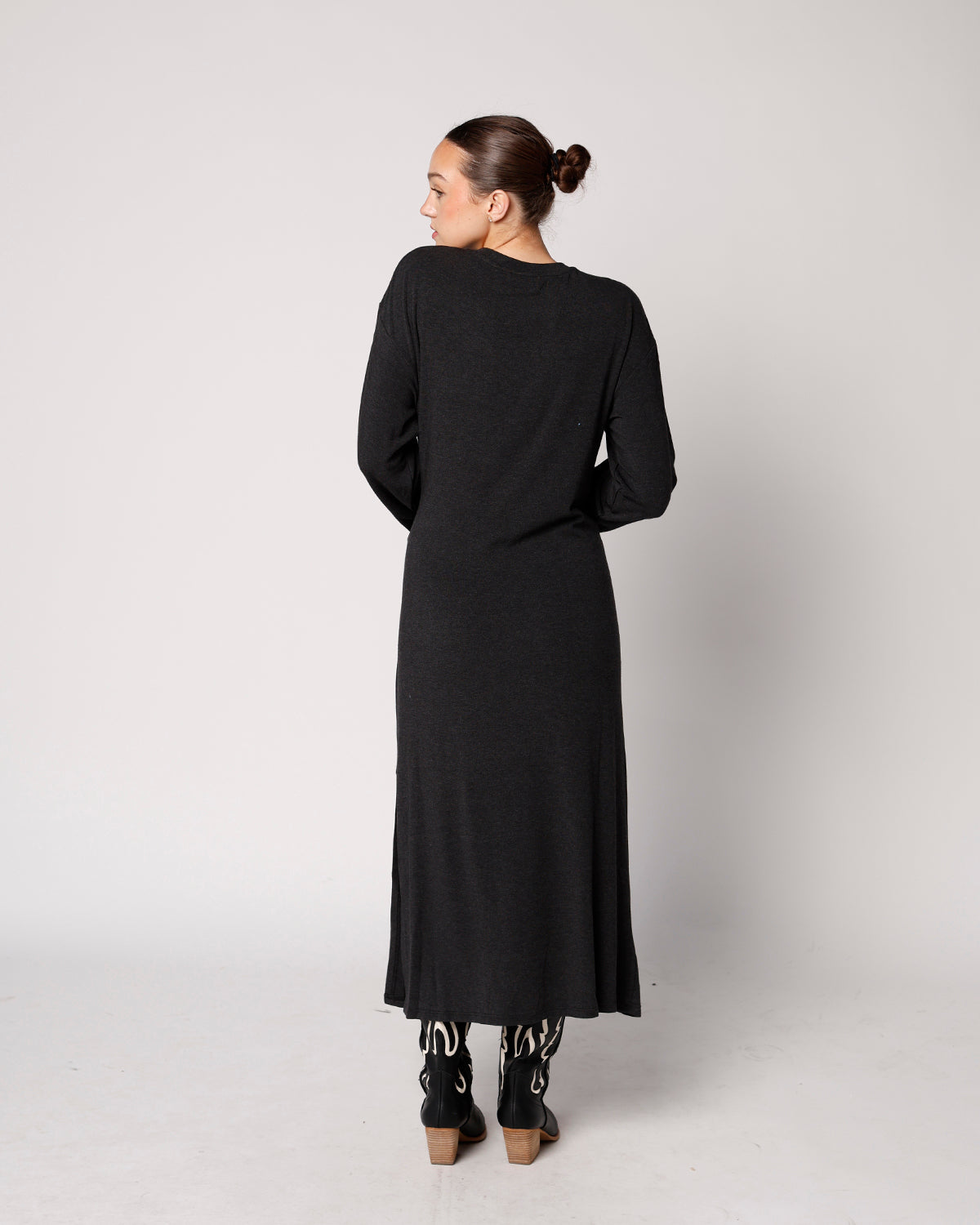 FRNCH VALERIANE DRESS X ANTHRACITE