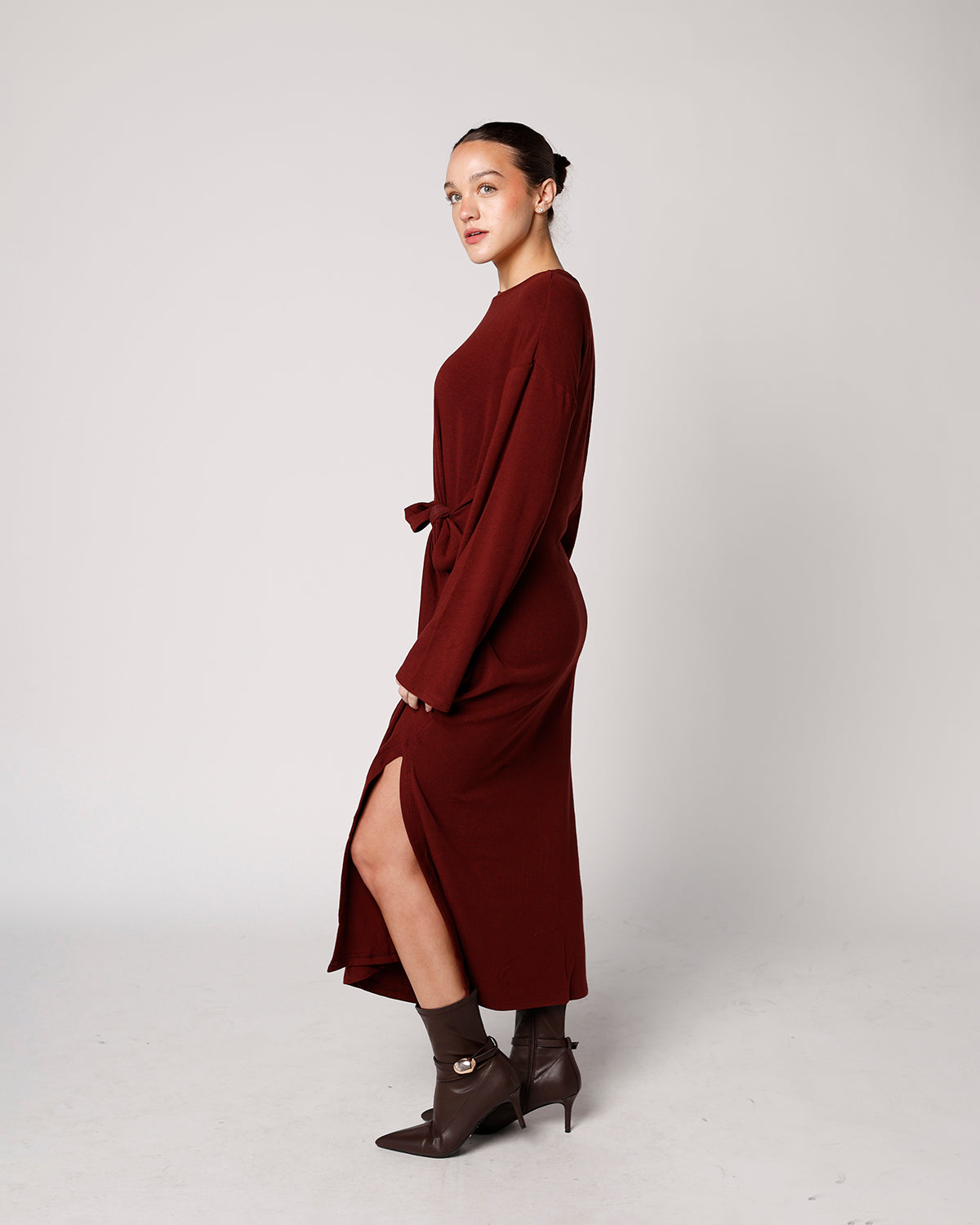FRNCH VALERIANE DRESS X BORDEAUX
