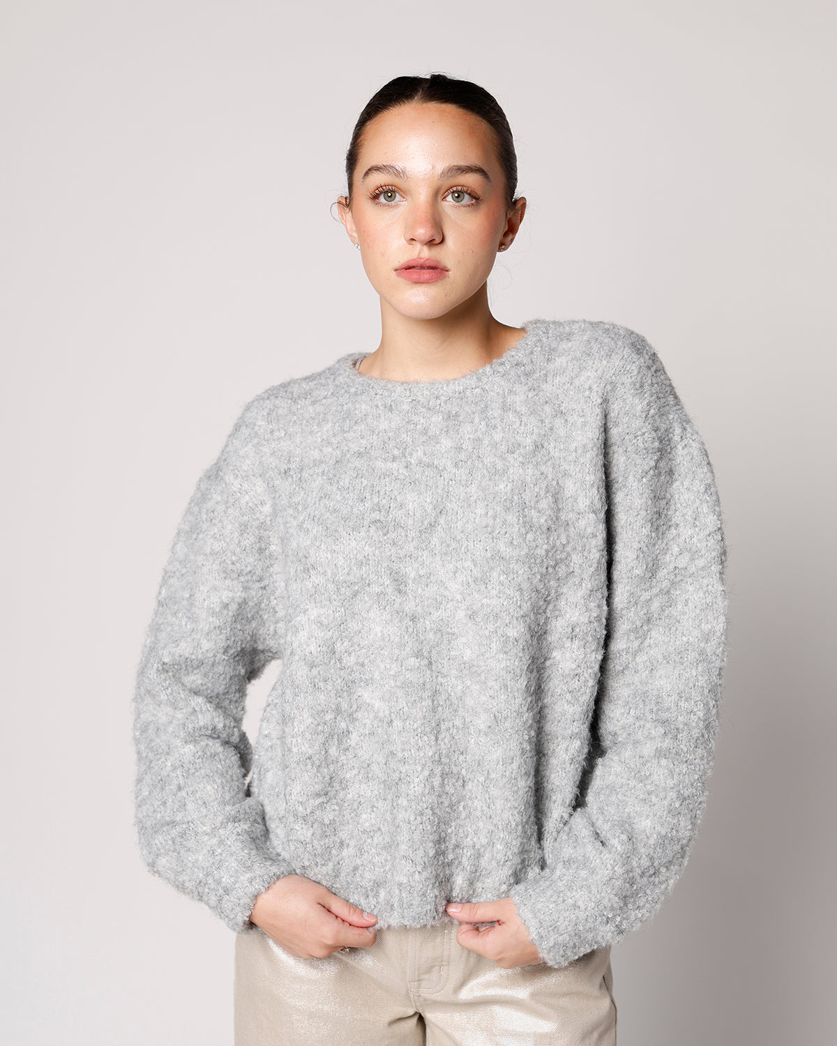 FRNCH CAMELIA SWEATER IN GREY