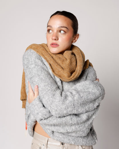 FRNCH CORYDALIS SCARF X CAMEL