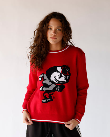 BRUTUS THE BUCKEYE OSU GAMEDAY SWEATER