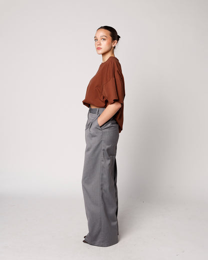 FRNCH HIBISCUS PANTS IN GREY