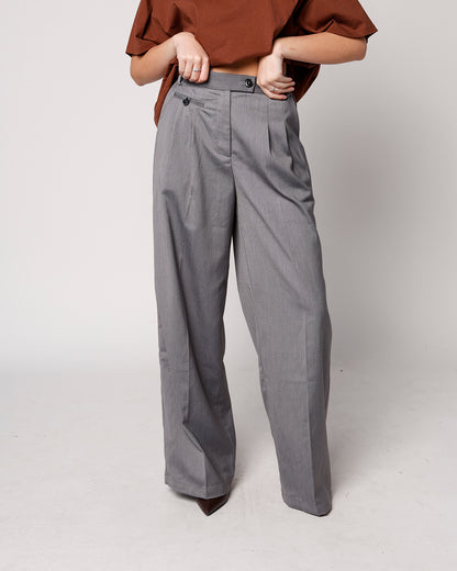 FRNCH HIBISCUS PANTS IN GREY