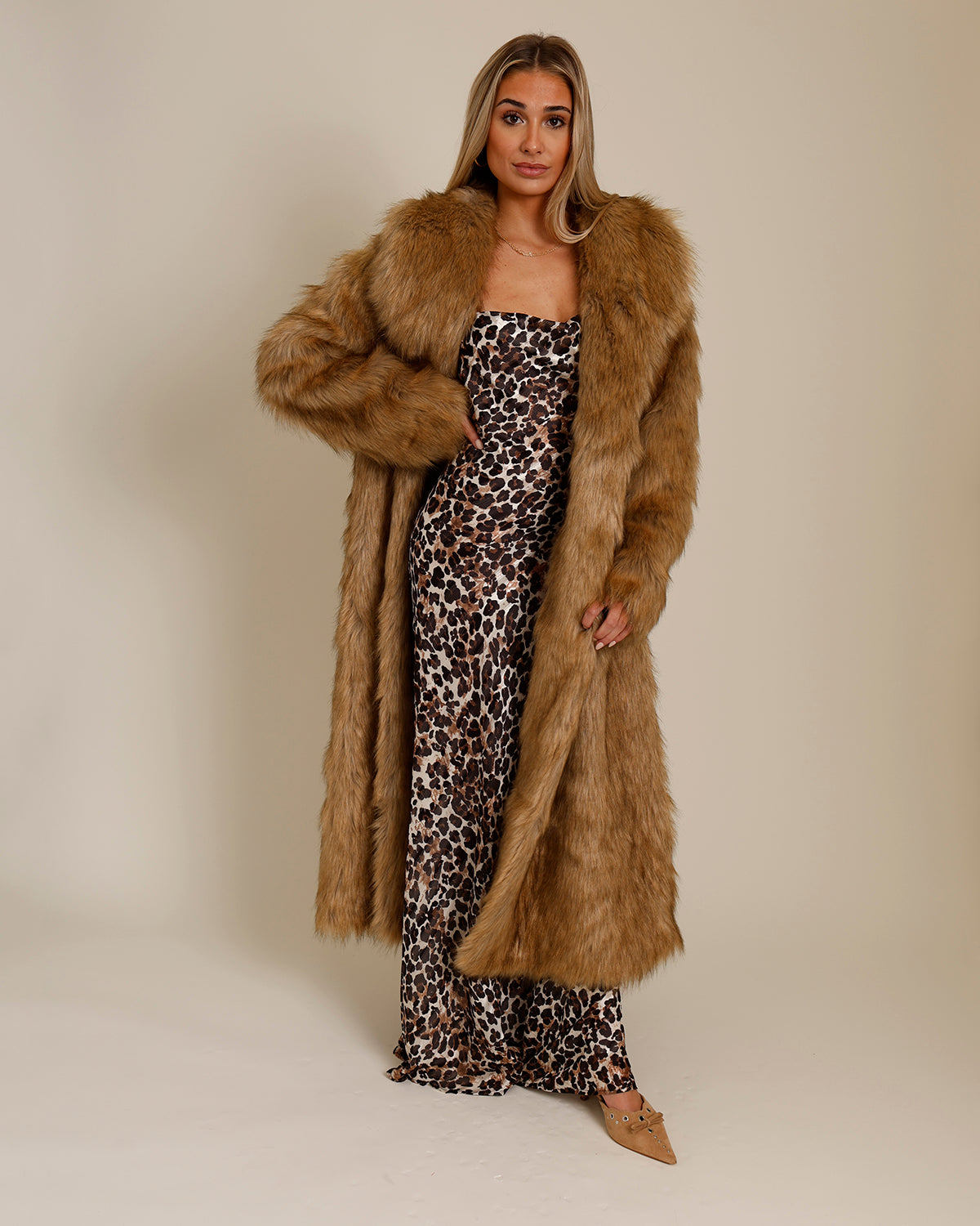 FREE PEOPLE ANNISE FUR COAT