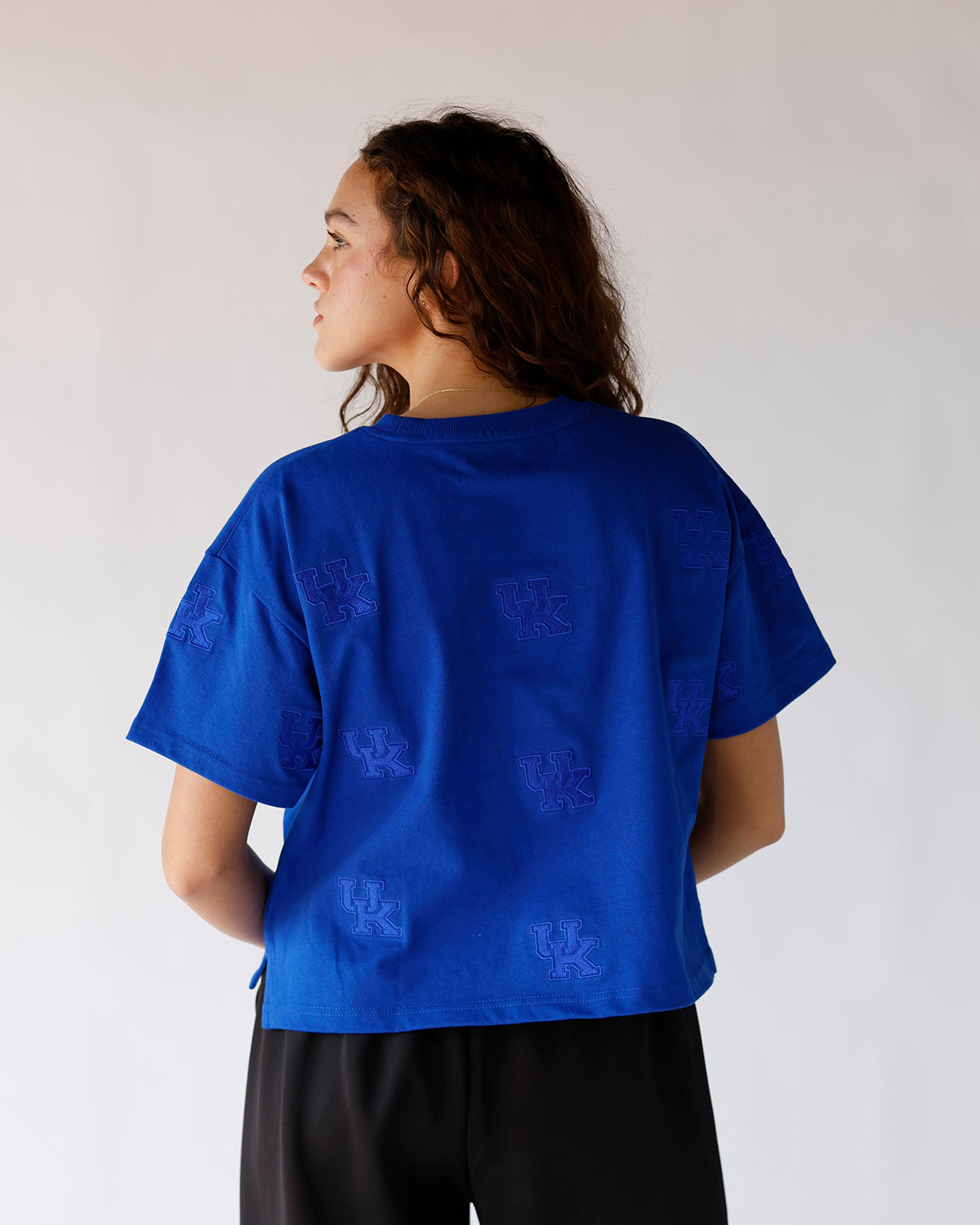 UK SPIRIT GAMEDAY CROPPED TEE