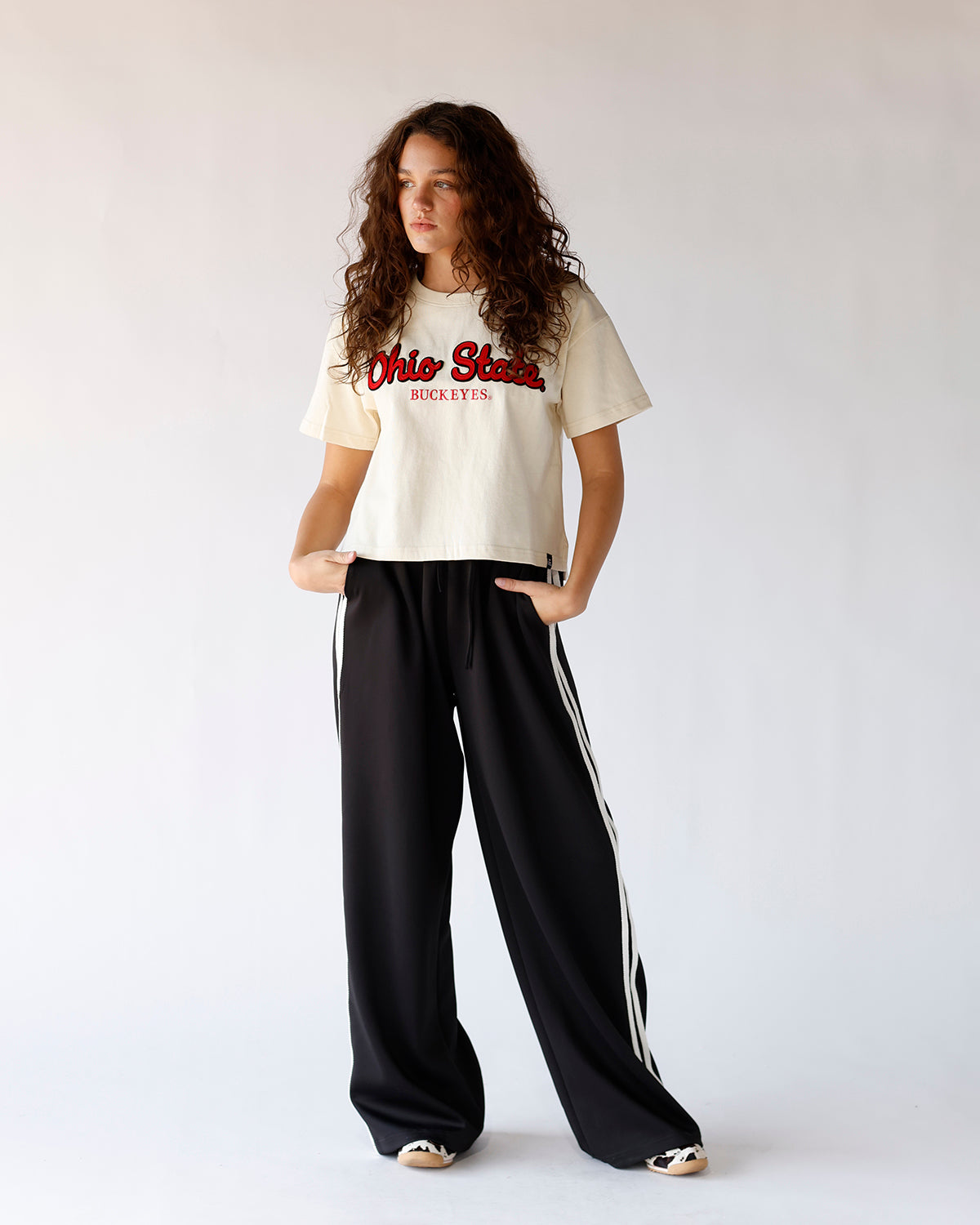 BUCKEYES GAME DAY CROP TEE