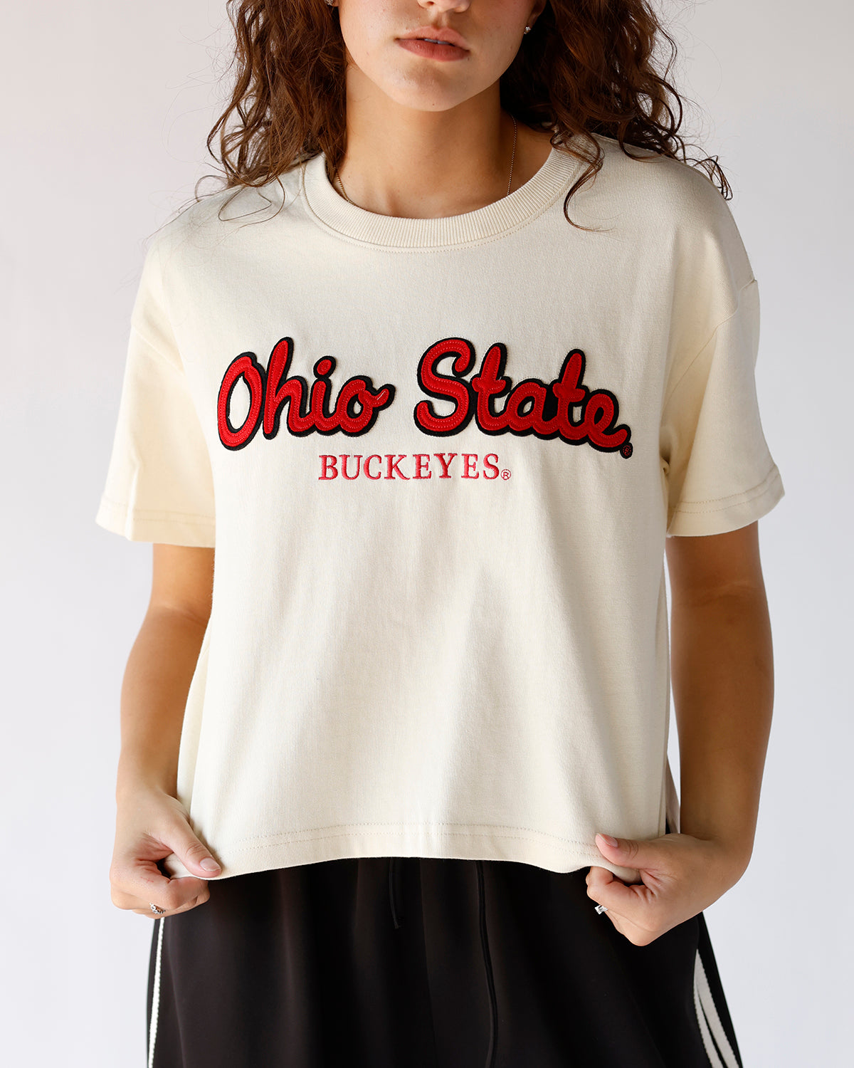 BUCKEYES GAME DAY CROP TEE
