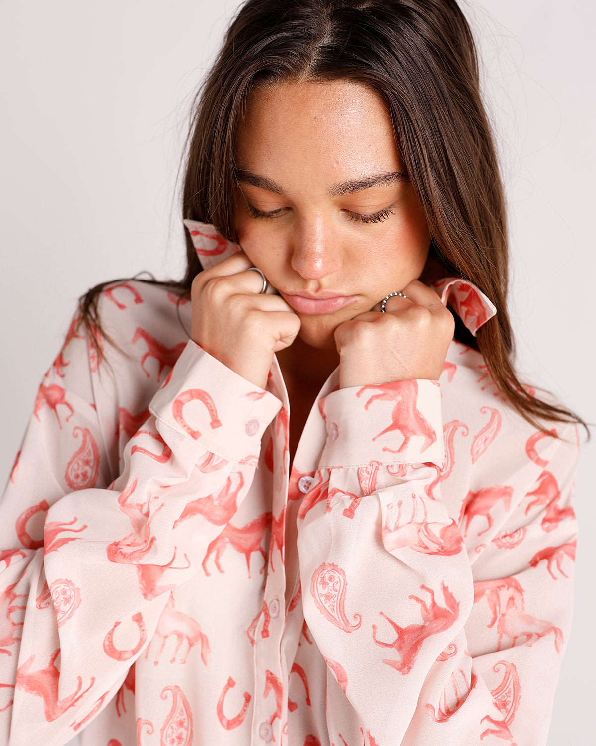 RODEO ROMANCE BUTTON UP