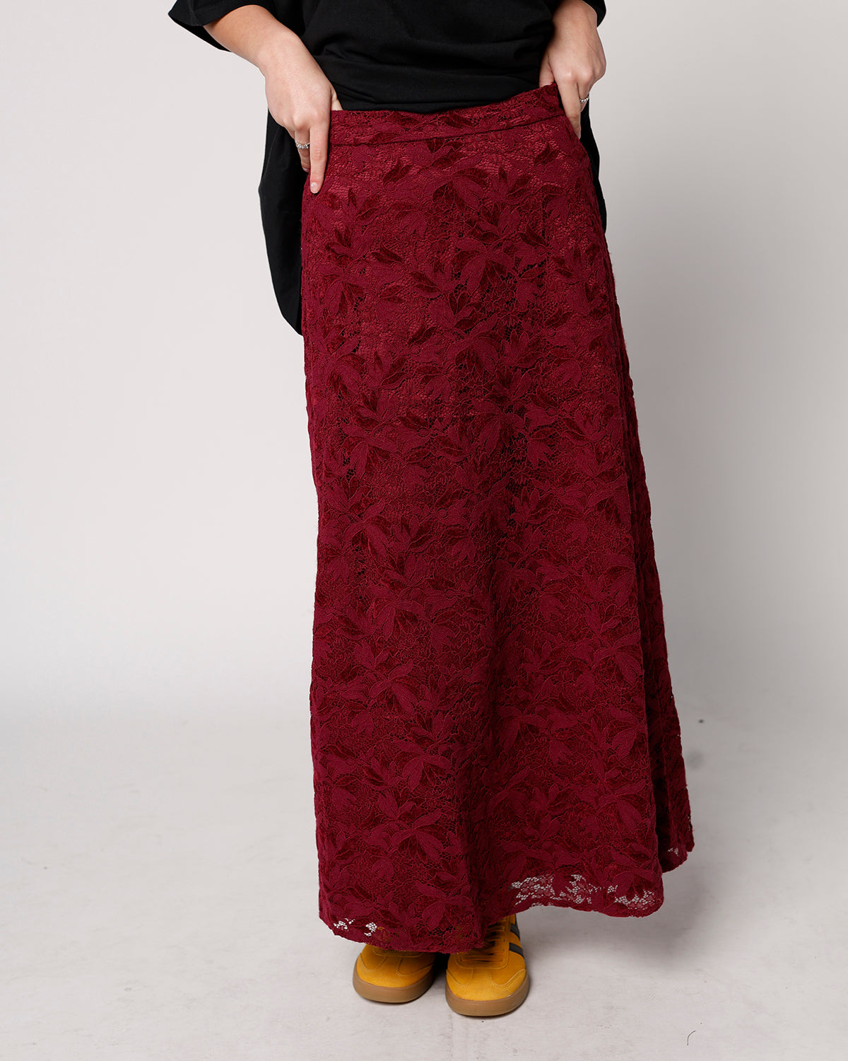 FRNCH HEBERT BORDEAUX SKIRT