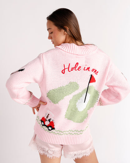 HOLE IN ONE CARDIGAN