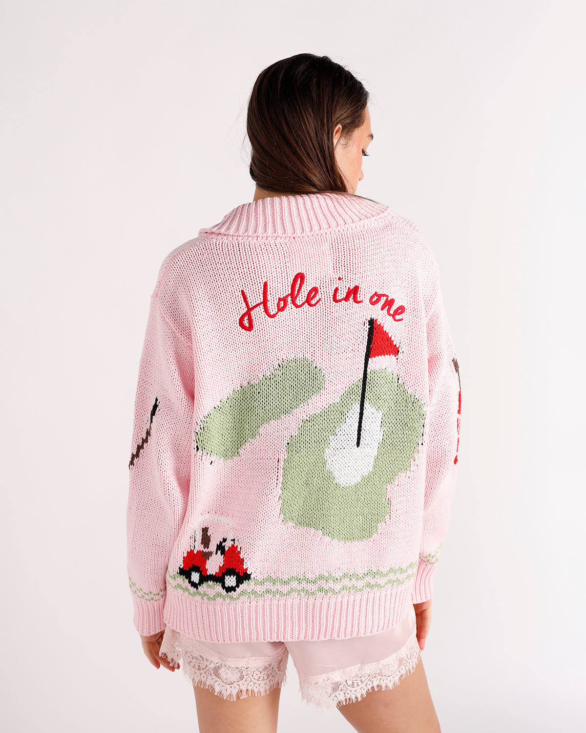 HOLE IN ONE CARDIGAN