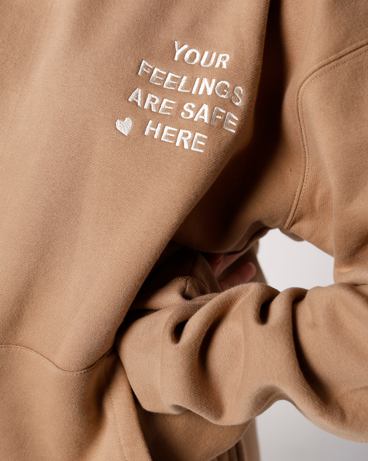 YOUR FEELINGS ARE SAFE HERE HOODIE