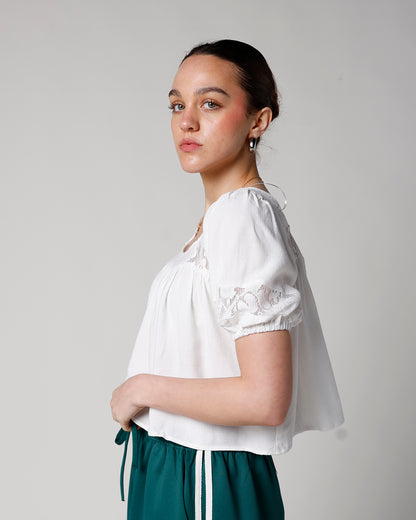 DREAMY LACE INSET TOP
