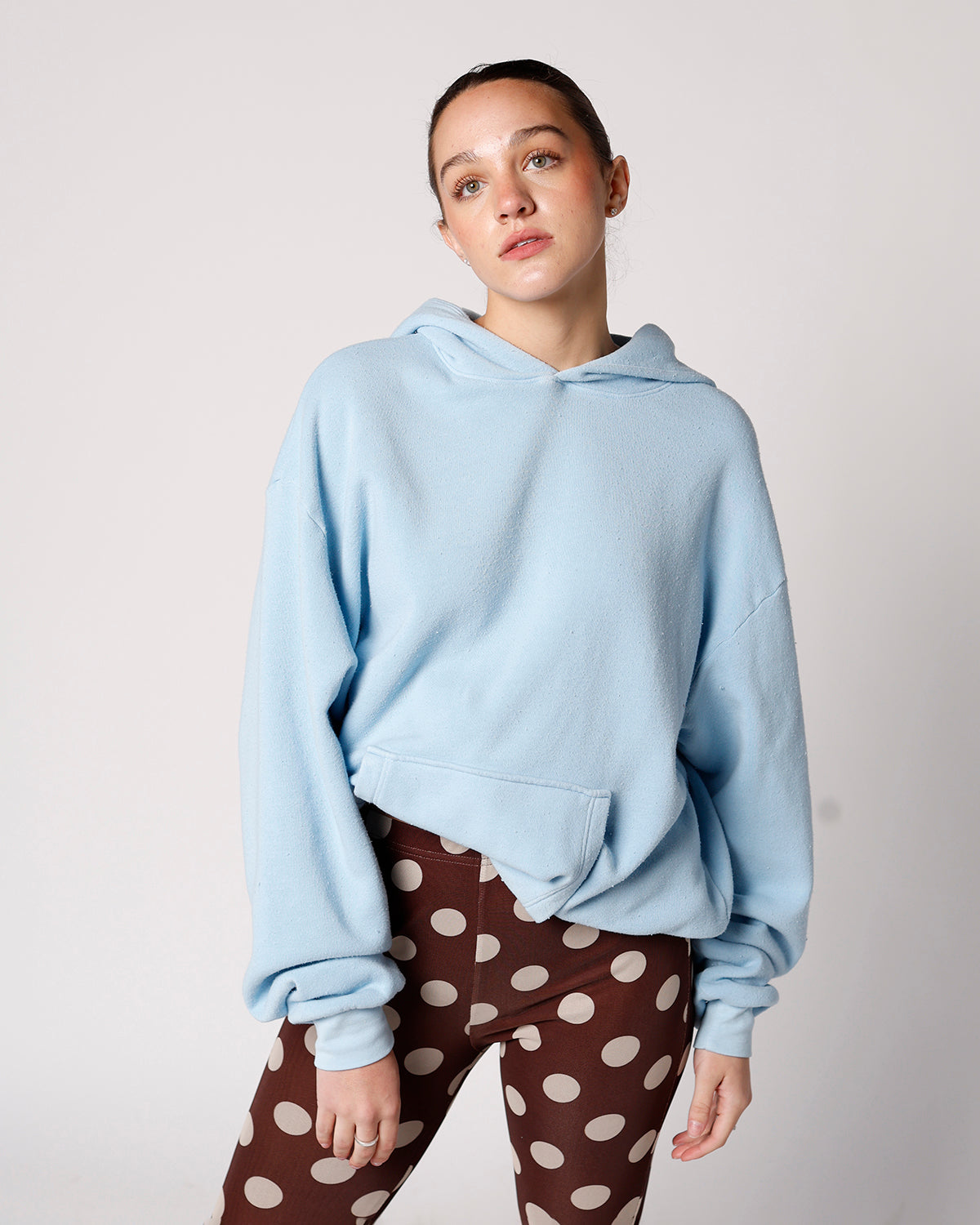 daydreamer hoodie baby blue hoodie cozy hoodie winter street style everday hoodie 