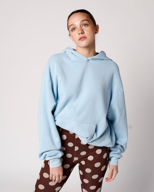 daydreamer hoodie baby blue hoodie cozy hoodie winter street style everday hoodie 