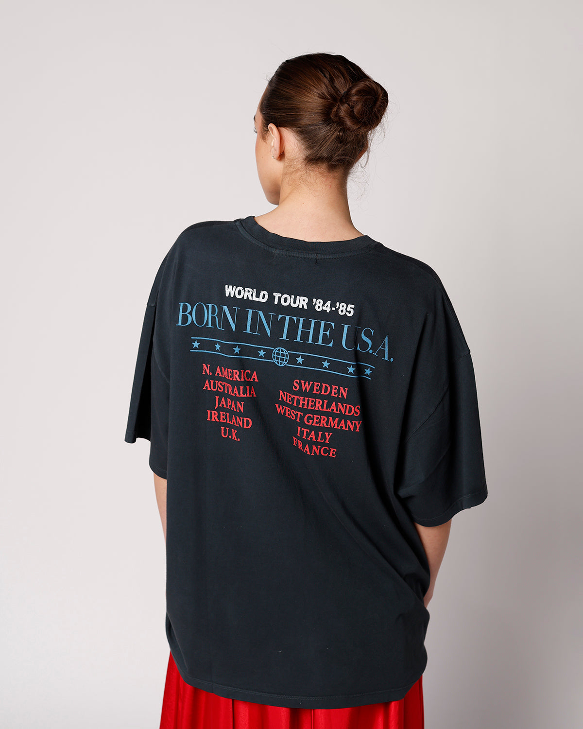 DAYDREAMER BRUCE SPRINGSTEEN AMERICANA OS TEE X VINTAGE BLACK