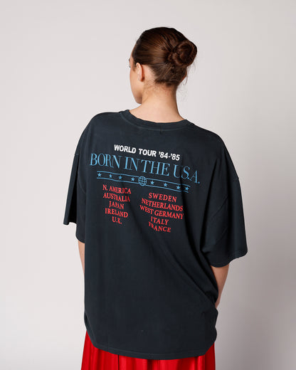 DAYDREAMER BRUCE SPRINGSTEEN AMERICANA OS TEE X VINTAGE BLACK