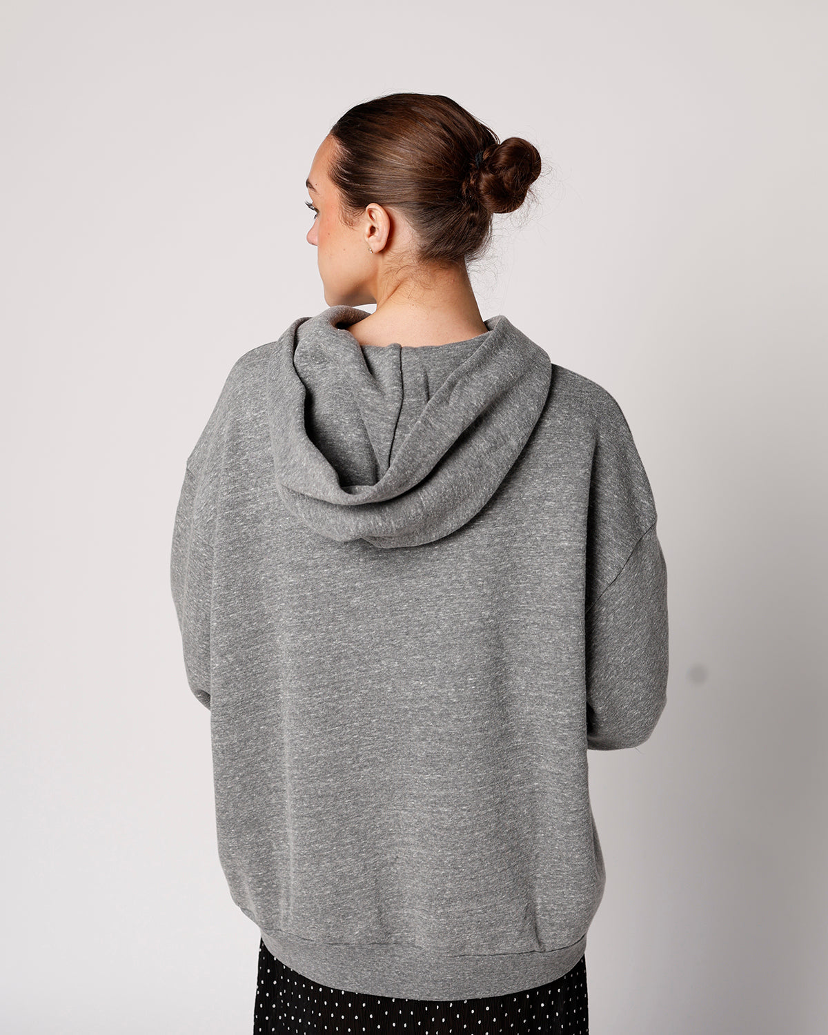 DAYDREAMER SOLID OVERSIZED HOODIE X HEATHER GREY