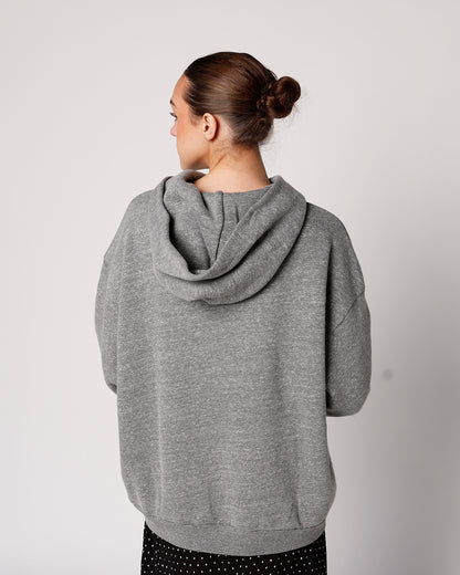 DAYDREAMER SOLID OVERSIZED HOODIE X HEATHER GREY
