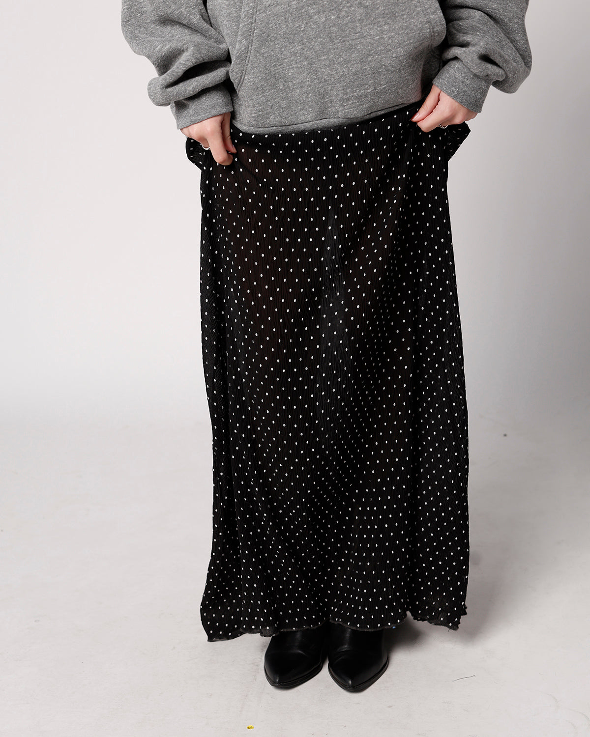 LIONESS FORD POLKA DOT MAXI SKIRT