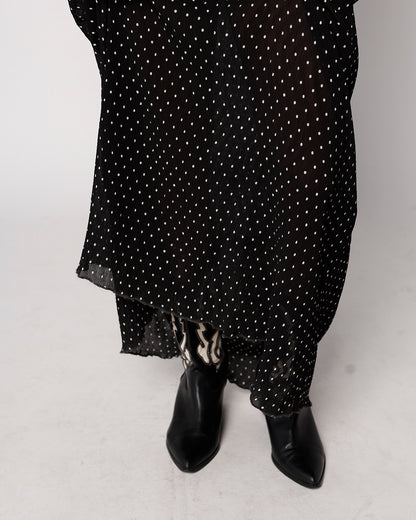 LIONESS FORD POLKA DOT MAXI SKIRT
