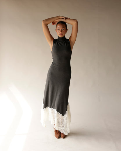 long dress for fall date night holiday party dress lace detailed dress classy dress for party 