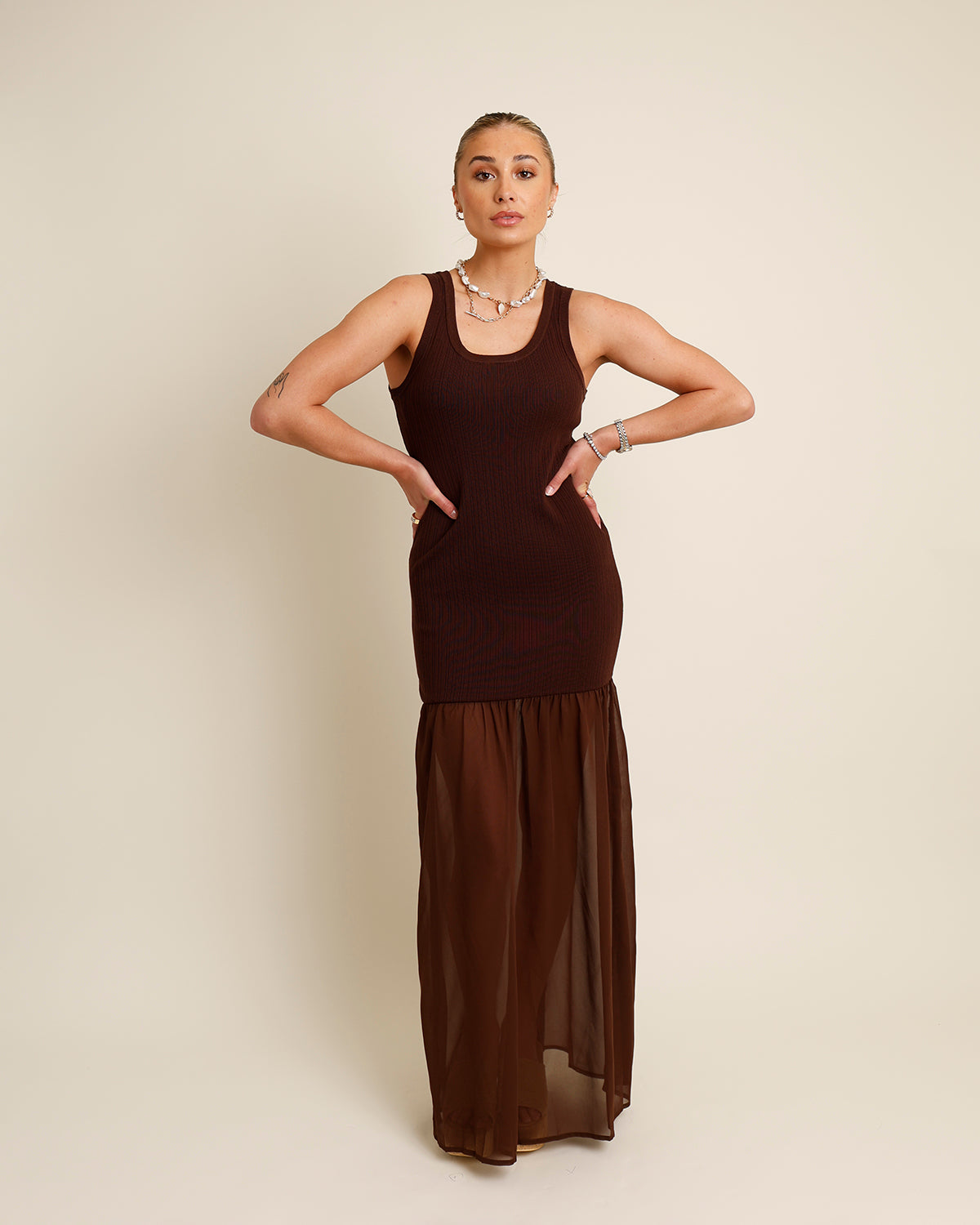DECADENT SHEER BODYCON DRESS