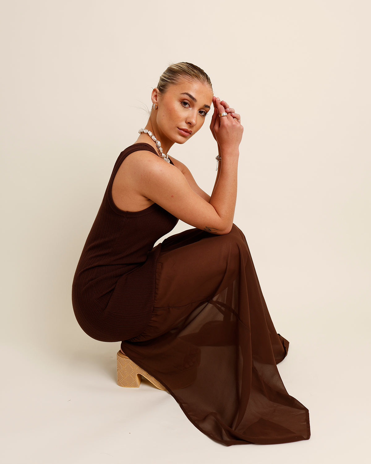 DECADENT SHEER BODYCON DRESS