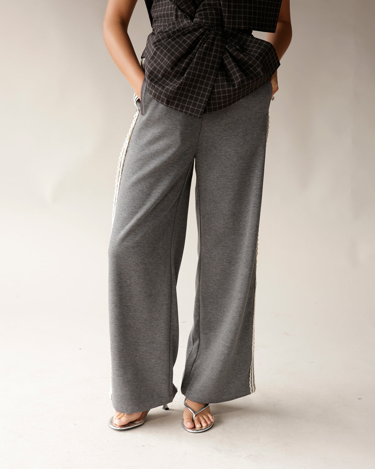 MAUDE JACKSON LACE SWEATPANTS