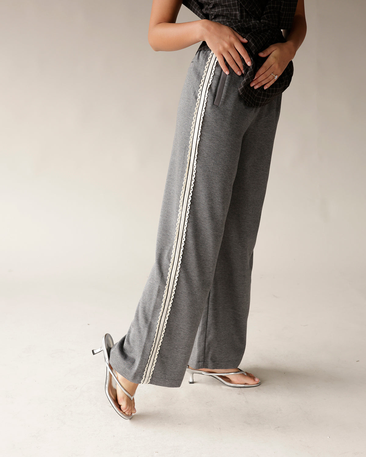 MAUDE JACKSON LACE SWEATPANTS