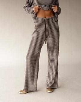 matching lounge set striped lounge set wide leg comfy pants perfect lounge wear for fall 