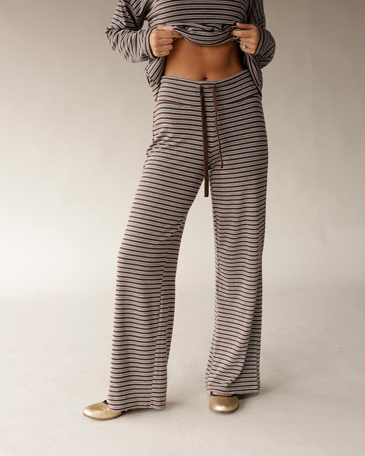 matching lounge set striped lounge set wide leg comfy pants perfect lounge wear for fall 