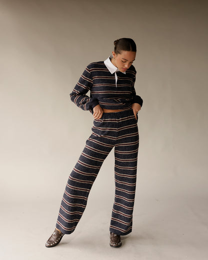 MAUDE BRADLEY STRIPED PANTS