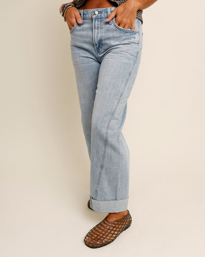 PISTOLA KACEY MID RISE CUFFED BOYFRIEND DENIM IN BERKELEY