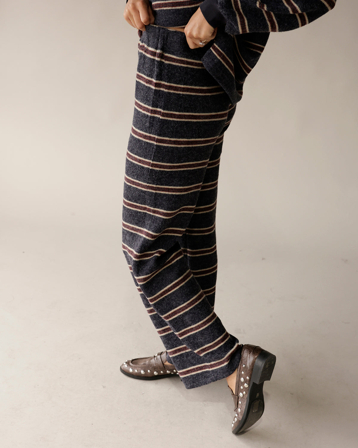 MAUDE BRADLEY STRIPED PANTS