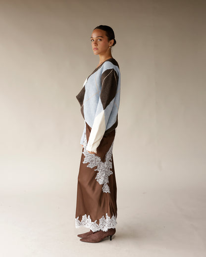 ARGYLE DIAMOND SWEATER