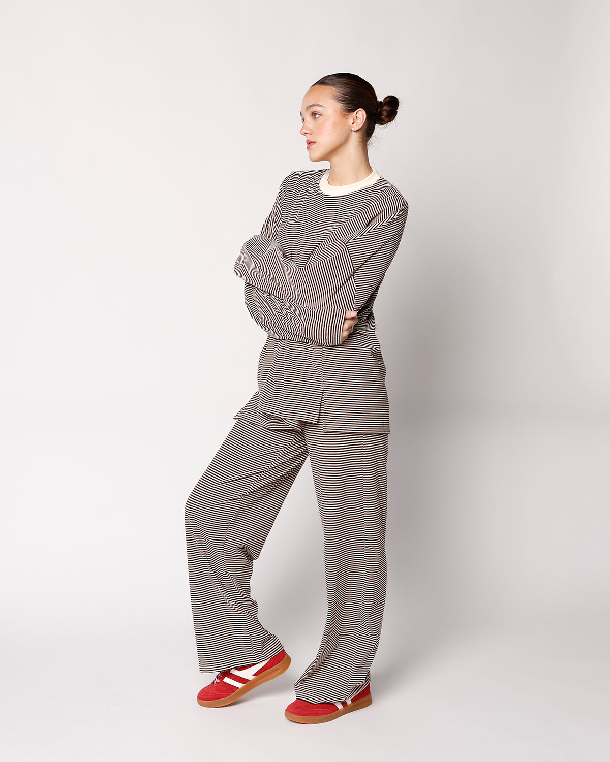 ALWAYS PULLING FOR IT LOUNGE PANT X BROWN