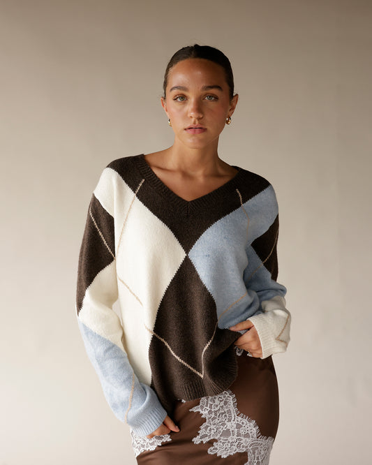 argyle sweater cozy sweaters for fall classic sweaters closet staple capsule wardrobe light weight sweater for fall 