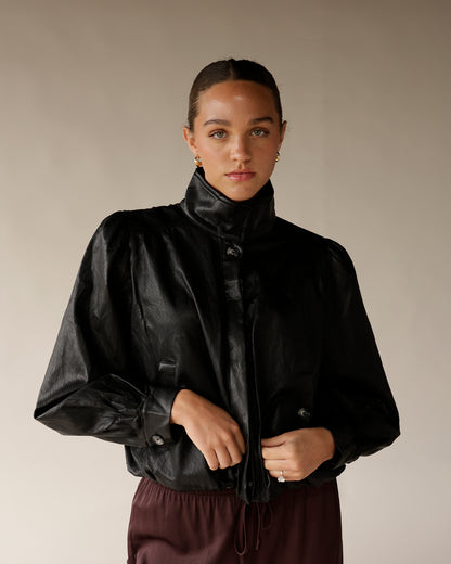 ASTR THE LABEL ESTERO JACKET X BLACK