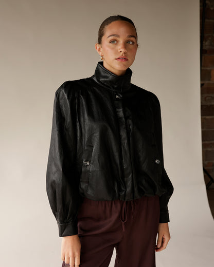 ASTR THE LABEL ESTERO JACKET X BLACK