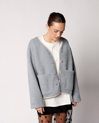 BLUEBIRD SHEARLING JACKET