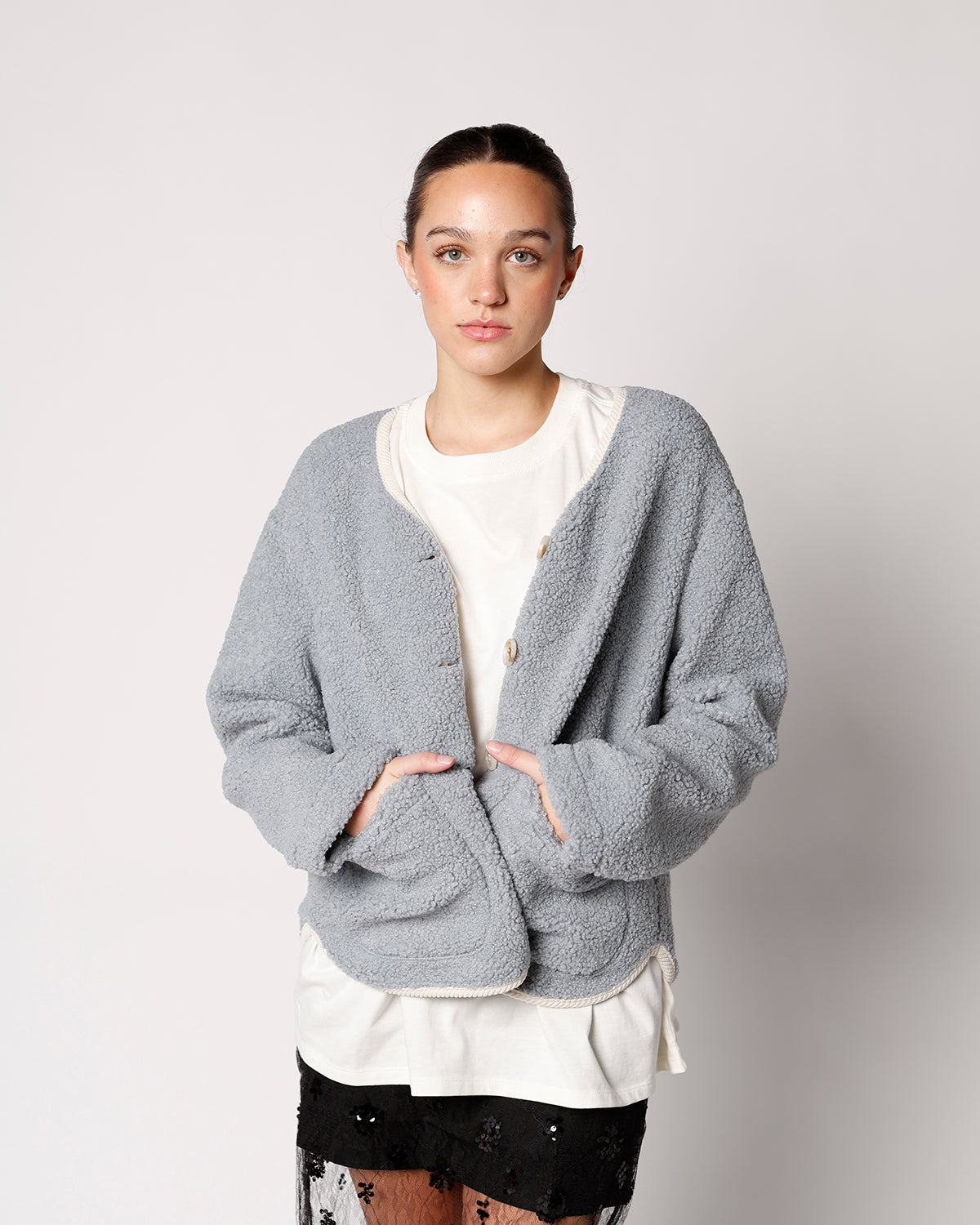 shearling jacket Sherpa jacket everyday casual coat perfect coat for errands 