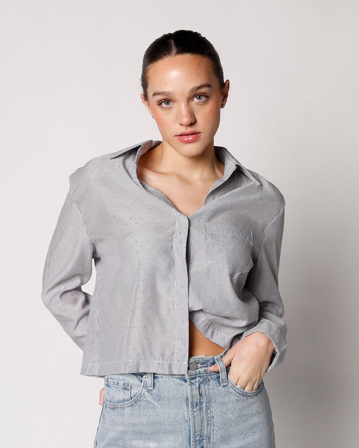 STARRY NIGHT BUTTON UP