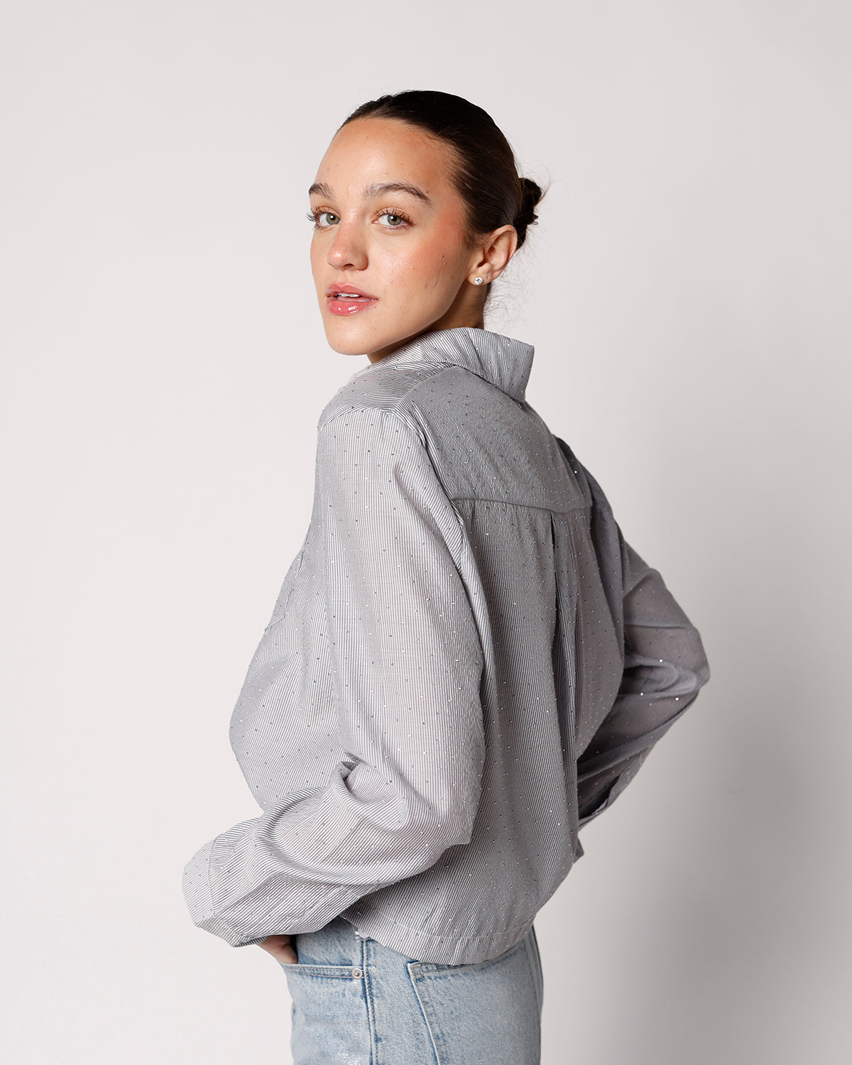 STARRY NIGHT BUTTON UP