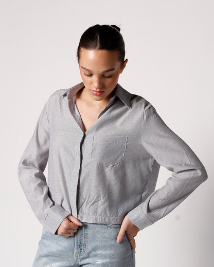 STARRY NIGHT BUTTON UP